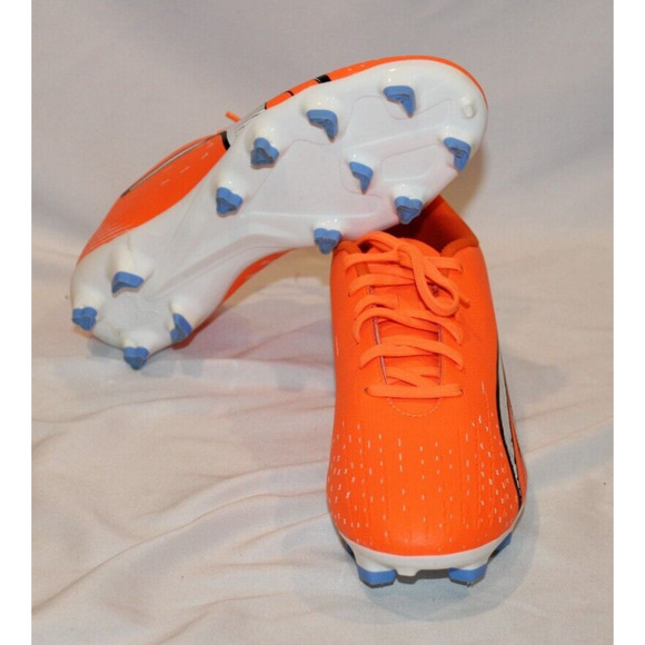 Puma Ultra Men's Firm‎ Ground Artificial Ground Soccer Cleats Orange Blue 11.5 - Picture 7 of 8